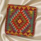 Afghan Kilim prevleka za blazino 45x45 ročno tkana blazina