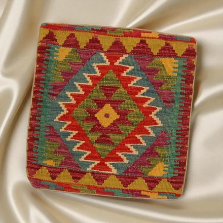 Afghan Kilim prevleka za blazino 45x45 ročno tkana blazina