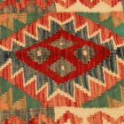 Afghan Kilim prevleka za blazino 45x45 ročno tkana blazina