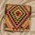 Afghan Kilim prevleka za blazino 45x45 ročno tkana blazina