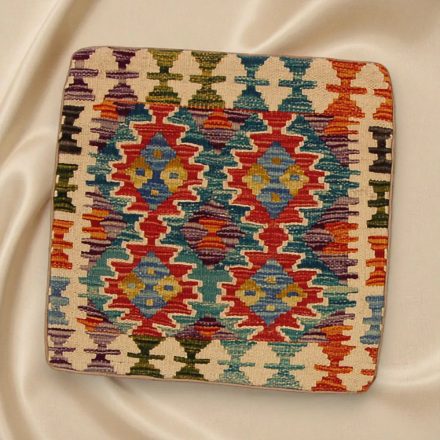 Afghan Kilim prevleka za blazino 45x45 ročno tkana blazina