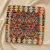 Afghan Kilim prevleka za blazino 45x45 ročno tkana blazina