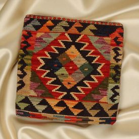 Afghan Kilim prevleka za blazino 45x45 ročno tkana blazina