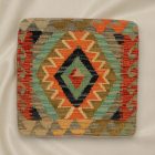 Afghan Kilim prevleka za blazino 45x45 ročno tkana blazina