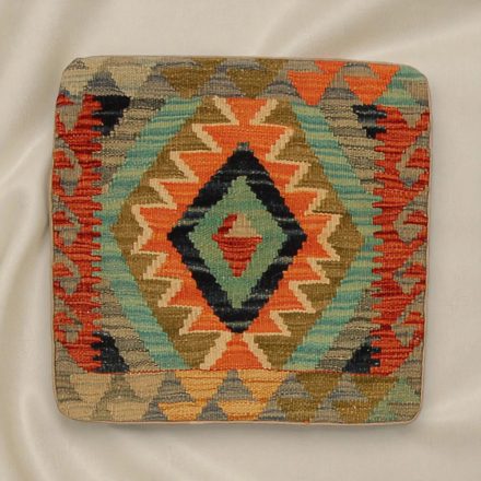 Afghan Kilim prevleka za blazino 45x45 ročno tkana blazina