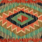Afghan Kilim prevleka za blazino 45x45 ročno tkana blazina