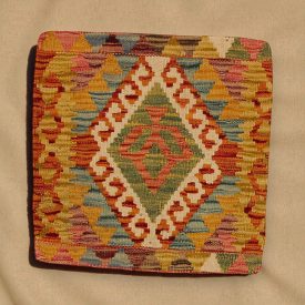 Afghan Kilim prevleka za blazino 45x45 ročno tkana blazina