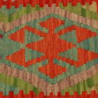 Afghan Kilim prevleka za blazino 45x45 ročno tkana blazina