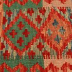 Afghan Kilim prevleka za blazino 45x45 ročno tkana blazina