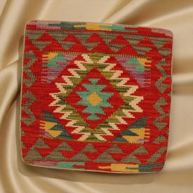 Kilim dekorativna blazina 45x45 ročno tkani prevleka za vzglavnik