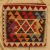 Kilim dekorativna blazina 45x45 ročno tkani prevleka za vzglavnik