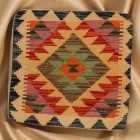 Kilim dekorativna blazina 45x45 ročno tkani prevleka za vzglavnik