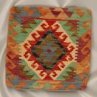 Blazina Kilim 45x45 ročno tkana prevleka za blazino