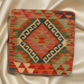 Ročno tkani blazina 45x45 Kilim prevleka za vzglavnik