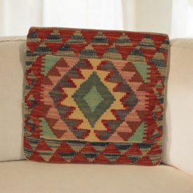 Ročno tkana prevleka za blazino Kilim 45x45 afgan dekorativna blazina