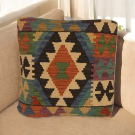   Ročno tkana prevleka za blazino Kilim 45x45 afgan dekorativna blazina