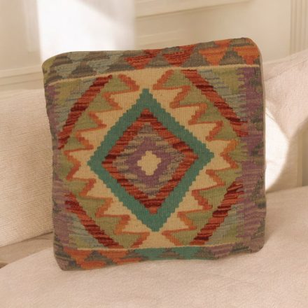 Ročno tkana prevleka za blazino Kilim 45x45 afgan dekorativna blazina