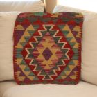Kilim dekorativna blazina 45x45 ročno tkani prevleka za vzglavnik