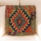 Kilim dekorativna blazina 45x45 ročno tkani prevleka za vzglavnik