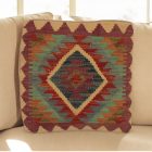 Ročno tkani blazina 45x45 Kilim prevleka za vzglavnik