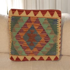 Ročno tkani blazina 45x45 Kilim prevleka za vzglavnik