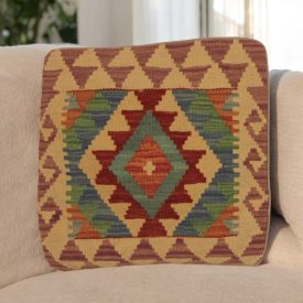Ročno tkani blazina 45x45 Kilim prevleka za vzglavnik