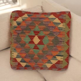 Ročno tkani blazina 45x45 Kilim prevleka za vzglavnik
