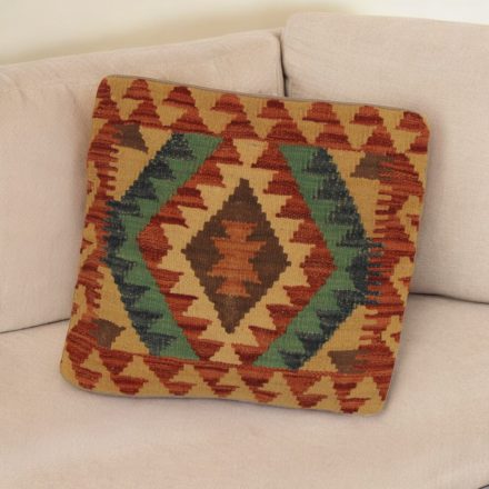 Ročno tkani blazina 45x45 Kilim prevleka za vzglavnik