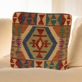  Ročno tkana prevleka za blazino 45x45 Kilim dekorativna blazina