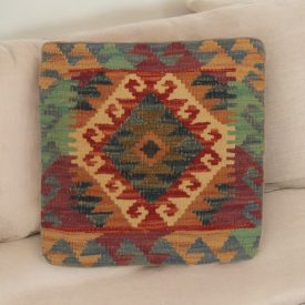   Ročno tkana prevleka za blazino 45x45 Kilim dekorativna blazina