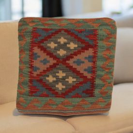 Ročno tkana prevleka za blazino 45x45 Kilim dekorativna blazina