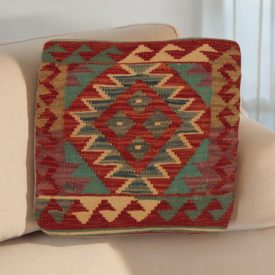 Ročno tkana prevleka za blazino 45x45 Kilim dekorativna blazina
