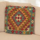 Ročno tkana prevleka za blazino Kilim 45x45 afgan dekorativna blazina