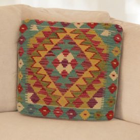 Ročno tkana prevleka za blazino Kilim 45x45 afgan dekorativna blazina