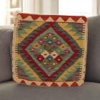 Kilim blazina 45x45 ročno tkana prevleka za vzglavnik