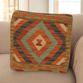 Kilim blazina 45x45 ročno tkana prevleka za vzglavnik