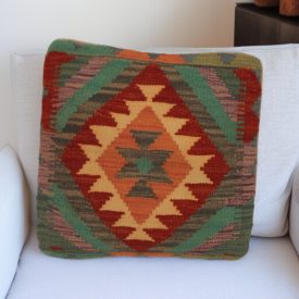 Kilim blazina 45x45 ročno tkana prevleka za vzglavnik