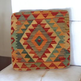 Kilim blazina 45x45 ročno tkana prevleka za vzglavnik