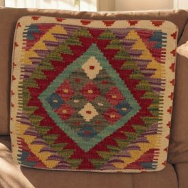   Ročno tkana prevleka za vzglavnik Kilim 45x45 afganski dekorativni vzglavnik