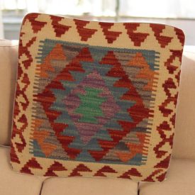   Ročno tkana prevleka za vzglavnik Kilim 45x45 afganski dekorativni vzglavnik