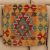 Kilim okrasna blazina 45x45 ročno tkana dekorativna blazina