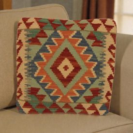 Kilim okrasna blazina 45x45 ročno tkana dekorativna blazina