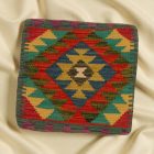 Orientalska blazina Kilim 40x40 ročno tkana prevleka za vzglavnik