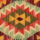 Orientalska blazina Kilim 40x40 ročno tkana prevleka za vzglavnik