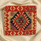 Orientalska blazina Kilim 40x40 ročno tkana prevleka za vzglavnik