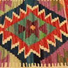Orientalska blazina Kilim 40x40 ročno tkana prevleka za vzglavnik