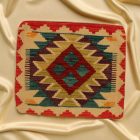Orientalska blazina Kilim 40x40 ročno tkana prevleka za vzglavnik