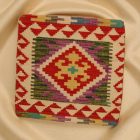 Orientalska blazina Kilim 40x40 ročno tkana prevleka za vzglavnik