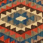 Orientalska blazina Kilim 40x40 ročno tkana prevleka za vzglavnik