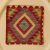 Ročno tkana prevleka za blazino Kilim 45x45 afgan dekorativna blazina